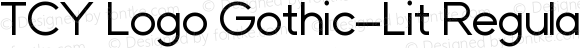 TCY Logo Gothic-Lit Regular