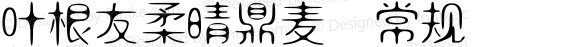 叶根友柔晴鼎麦 常规