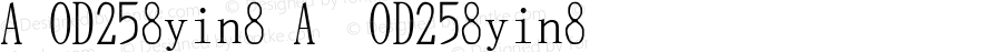 A OD258yin8 A  OD258yin8