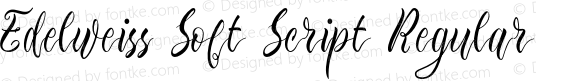 Edelweiss Soft Script Regular
