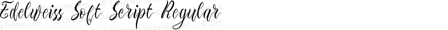 Edelweiss Soft Script Regular