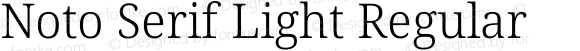 Noto Serif Light Regular