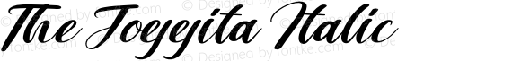 The Joggita Italic