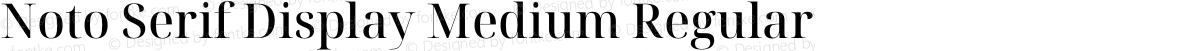 Noto Serif Display Medium Regular