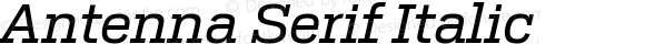 AntennaSerif Italic