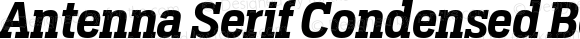 AntennaSerifCond Bold Italic