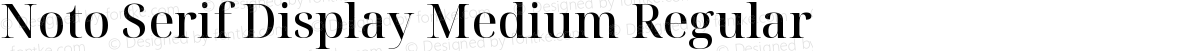 Noto Serif Display Medium Regular