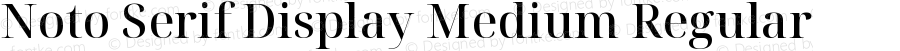 Noto Serif Display Medium