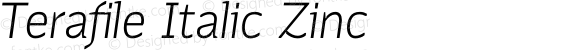 Terafile Italic Zinc