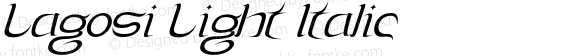 Lagosi Light Italic