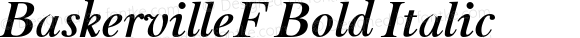 BaskervilleF Bold Italic