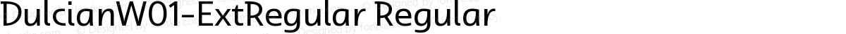 DulcianW01-ExtRegular Regular