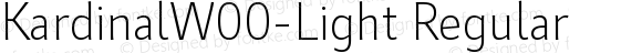 KardinalW00-Light Regular