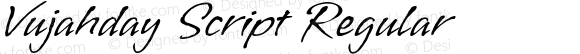 Vujahday Script Regular