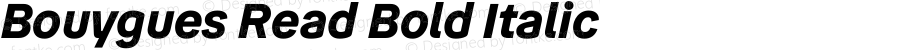 Bouygues Read Bold Italic