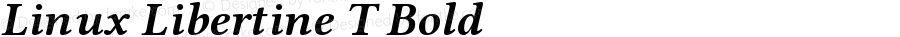Linux Libertine T Bold Italic