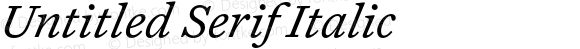 UntitledSerif-RegularItalic