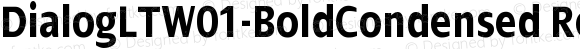 DialogLTW01-BoldCondensed Regular