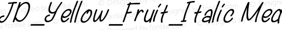 JD_Yellow_Fruit_Italic Medium