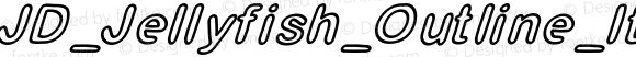 JD_Jellyfish_Outline_Italic Medium Regular