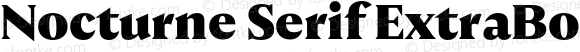Nocturne Serif ExtraBold Regular