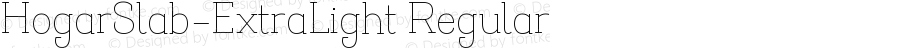 HogarSlab-ExtraLight Regular