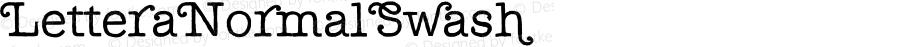 ☞LetteraNormalSwash