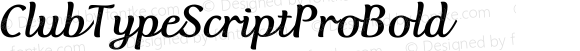 ☞ClubTypeScriptProBold