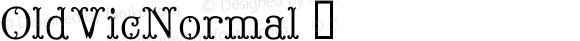 OldVicNormal ☞ Macromedia Fontographer 4.1.4 7/22/04;com.myfonts.solotype.old-vic.normal.wfkit2.2kXJ