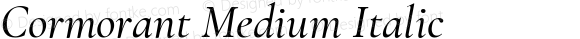 Cormorant Medium Italic