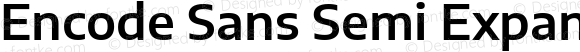 Encode Sans Semi Expanded SemiBold