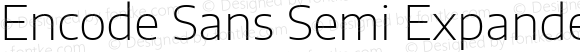 Encode Sans Semi Expanded ExLight Regular