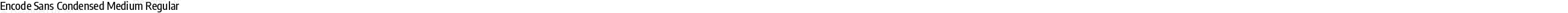 Encode Sans Condensed Medium Regular