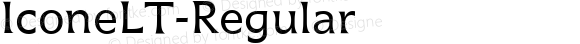 IconeLT-Regular ☞ Version 1.04;com.myfonts.easy.linotype.icone-lt.regular.wfkit2.version.3Hs7
