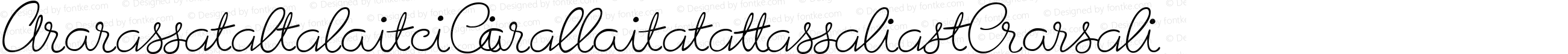 ☞Birthday Ligatures One