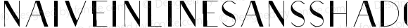 NaiveInlineSansShadowMedium ☞ 3.000; ttfautohint (v1.5);com.myfonts.easy.la-goupil.naive-inline-sans.shadow-medium.wfkit2.version.4HTm