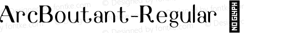 ArcBoutant-Regular ☞ Version 1.000;com.myfonts.easy.etewut.arc-boutant.regular.wfkit2.version.4QKL