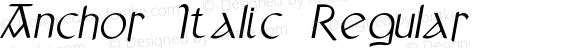 Anchor Italic Regular