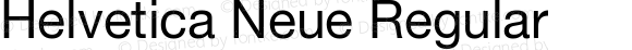 Helvetica Neue-Roman