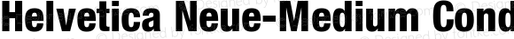 Helvetica Neue-Medium Condensed Heavy Condensed