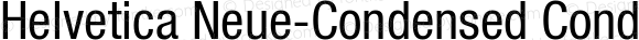 Helvetica Neue-Condensed Condensed
