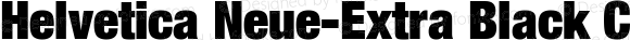 Helvetica Neue-Extra Black Cond Extra Black Condensed