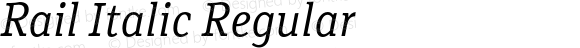 Rail Italic Regular