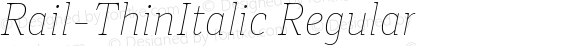 Rail-ThinItalic Regular