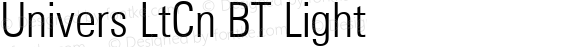 Univers LtCn BT Light