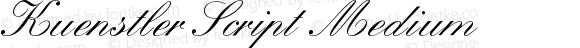 Kuenstler Script Medium