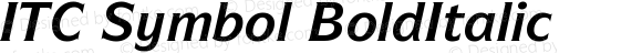 ITC Symbol Bold Italic