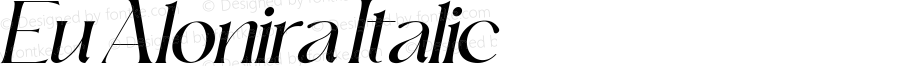 Eu Alonira Italic