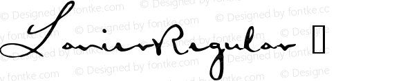 LanierRegular ☞