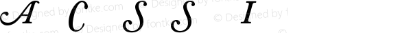 Adobe Caslon SwashSemiboldItalic